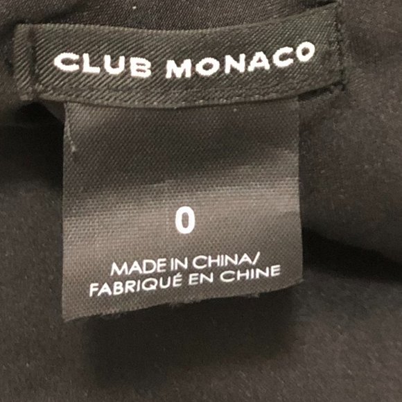 Club Monaco (Frida) One Shoulder Pleated Cocktail Dress - Size 0 - Picture 9 of 10